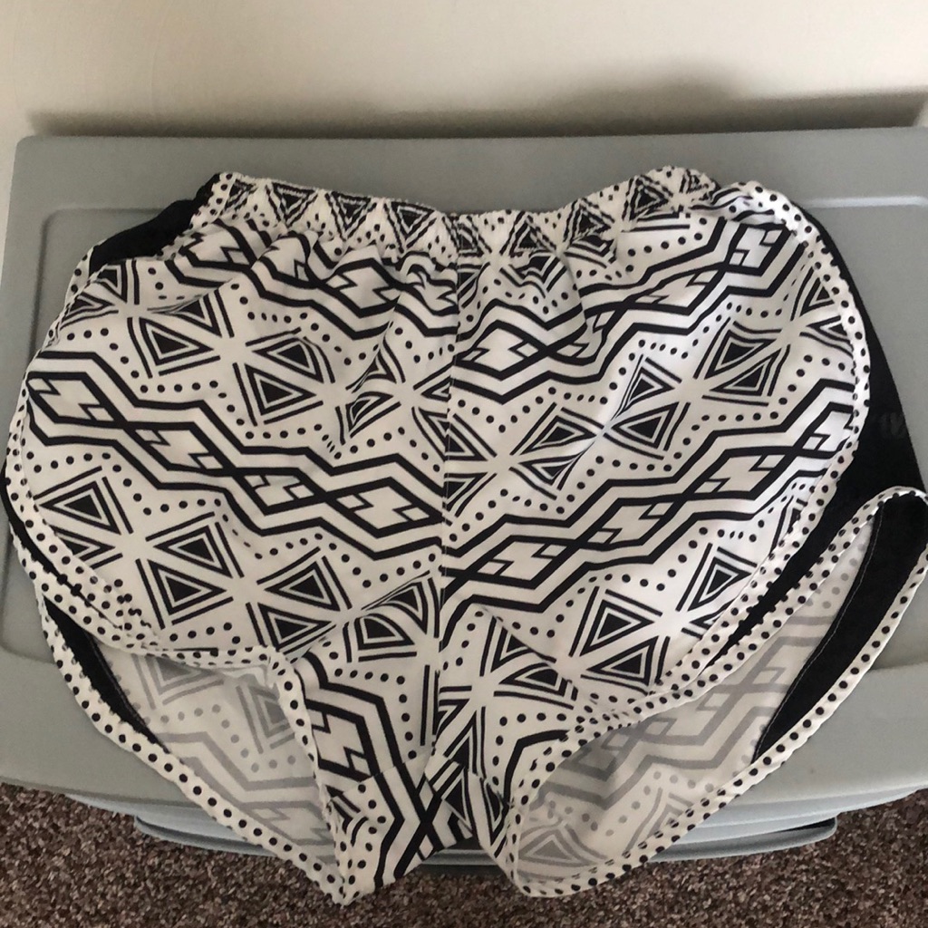 Patterned Running Shorts